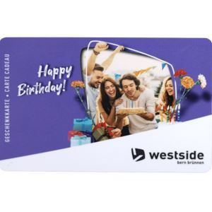 Bild von Westside Geschenkkarte «Happy Birthday» mit variablem Betrag
