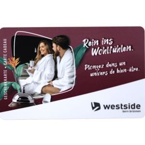 Image de Carte cadeau Westside «Plongez dans un univers de bien-être» d'un montant au choix pour la clientèle commerciale